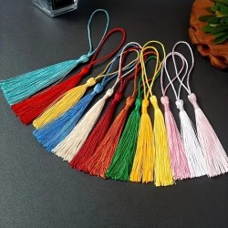 BORLAS  COLGANTES MULTICOLORES 10 UNIDADES