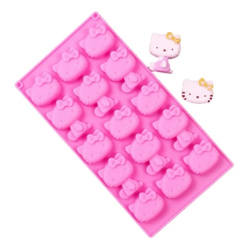MOLDE HELLO KITTY CARA Y CUERPO 15 CAVIDADES MOLDE HELLO KITTY CARA Y CUERPO 15 CAVIDADES
