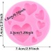 MOLDE CORAZONES PLANOS CIRCULAR 8 CAVIDADES