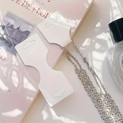TARJETAS DE EXHIBICION BLANCA PARA ACCESORIOS x 20 UNIDADES
