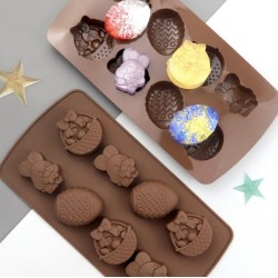 MOLDE HUEVO DE PASCUA PLANO 8 CAVIDADES