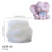 MOLDE ELEFANTE ELEGANTE GRANDE 3D MOLDE ELEFANTE ELEGANTE GRANDE 3D
