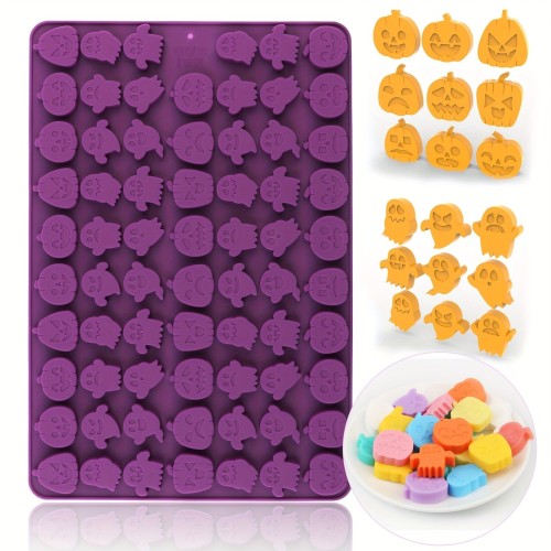 MOLDE FANTASMAS Y CALABAZAS HALLOWEN 69 CAVIDADES MOLDE FANTASMAS Y CALABAZAS HALLOWEN 69 CAVIDADES