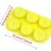 MOLDE RODAJAS LIMON PLANAS 6 CAVIDADES MOLDE RODAJAS LIMON PLANAS 6 CAVIDADES