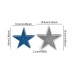 MOLDE ESTRELLA CON DISEÑO GRANDE MOLDE ESTRELLA CON DISEÑO GRANDE