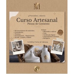 CURSO ARTESANAL PIEZAS DE CEMENTO