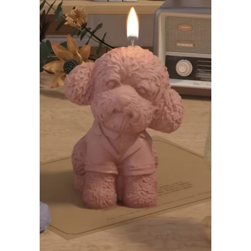 MOLDE PERRO POODLE 3D MOLDE PERRO POODLE 3D
