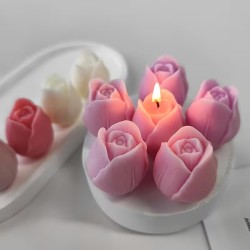 MOLDE TULIPAN CORTO 3D
