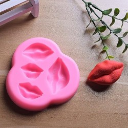 MOLDE LABIOS 4 TAMAÑOS PLANO 4 CAVIDADES PEQUEÑO