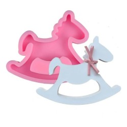 MOLDE CABALLO MECEDORA MEDIANO PLANO