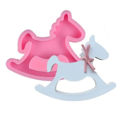MOLDE CABALLO MECEDORA MEDIANO PLANO