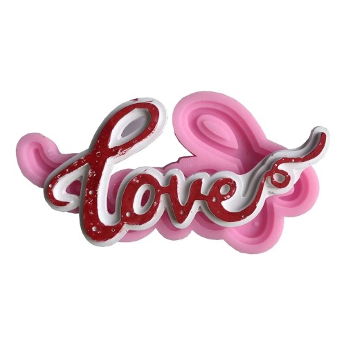 MOLDE LOVE LETRA CORRIDA PLANO PEQUEÑO MOLDE LOVE LETRA CORRIDA PLANO PEQUEÑO