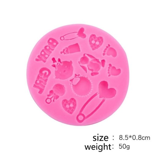 MOLDE MINI PIEZAS BEBE 13 CAVIDADES MOLDE MINI PIEZAS BEBE 13 CAVIDADES