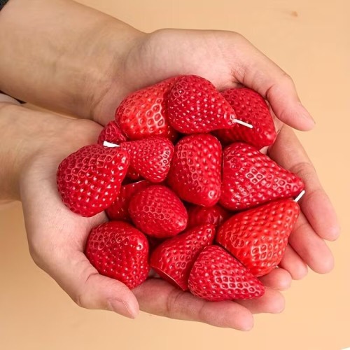 MOLDE DE FRESAS PEQUEÑAS 3D 4 CAVIDADES MOLDE DE FRESAS PEQUEÑAS 3D 4 CAVIDADES